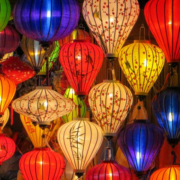 Lanterns – Hoi An, Vietnam: Hoi An is a popular stop for anyone travelling through Vietnam – small but bustling at all hours of the day. It’s full of colour during the day with its bright yellow buildings but it really comes alive at night with its vibrant lanterns. They were introduced by the Chinese and Japanese in the late 16th century. Given silk was one of the key exports from Hoi An, it wasn’t long before they started producing silk lanterns commercially and they’ve been popular to this day.