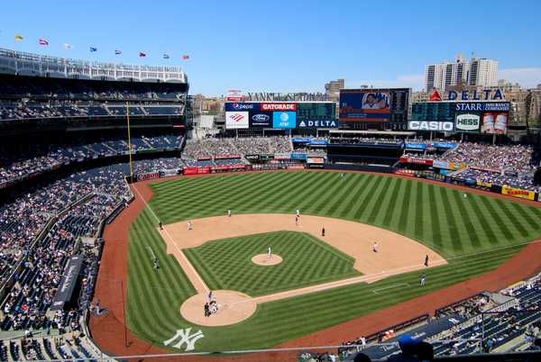 Yankee Stadium - The Bronx, NYC, USA:  The home of the Major League Baseball team, the New York Yankees. The original Yankee Stadium was built in 1923 and demolished in 2010. The new $2.3 billion stadium opened in 2009 and is a great place to spend an afternoon soaking up some American sporting culture.