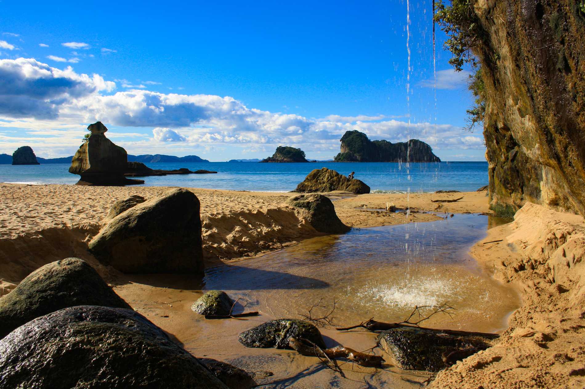 Cathedral Cove – Coromandel Peninsula, New Zealand: Te Whanganui-A-Hei (Cathedral Cove) is one of the most photographed natural attractions in New Zealand and becomes even more busy during the summer holidays in January. It’s worth wandering away from the central attraction, the huge sandstone arch, and exploring the beaches on either side, which are beautiful in their own right.