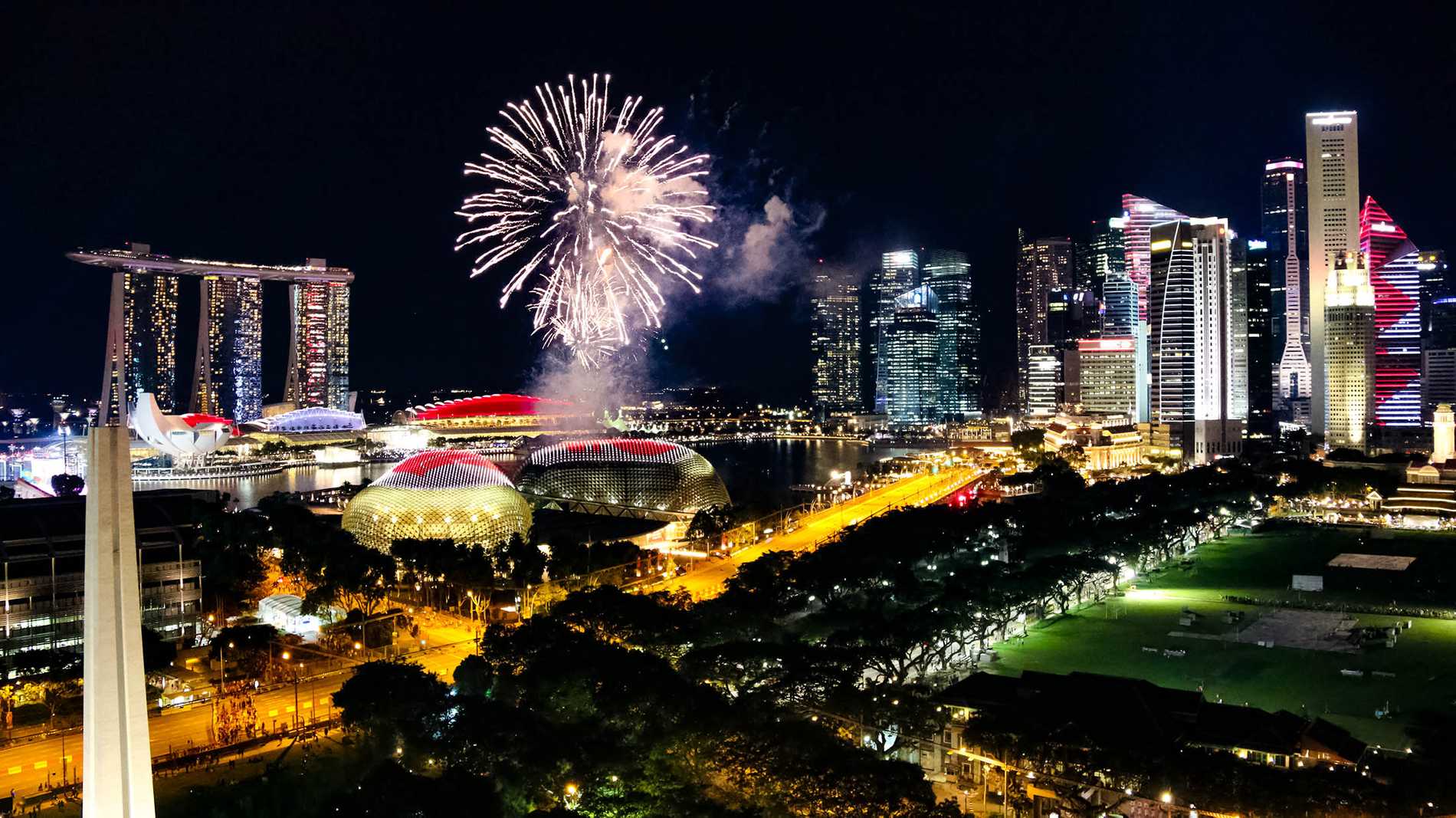 Marina Bay – Singapore: National Day takes place every year on August 9th to commemorate Singapore's independence from Malaysia in 1965. The festivities that take place around Marina Bay include; the National Day Parade, a military show and it all ends with a dazzling fireworks display.